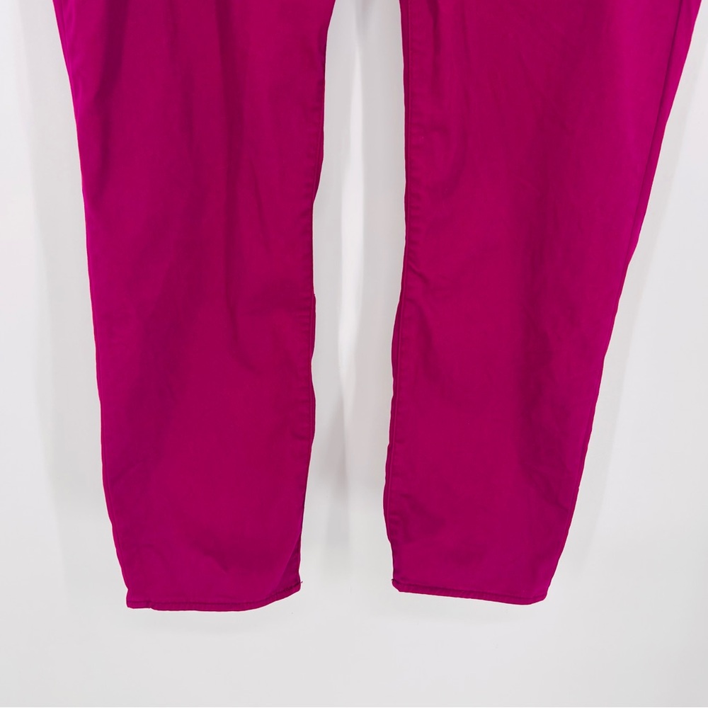Rock & Republic Magenta Pink High Rise Skinny Ankle Jeans XL - Picture 4 of 14